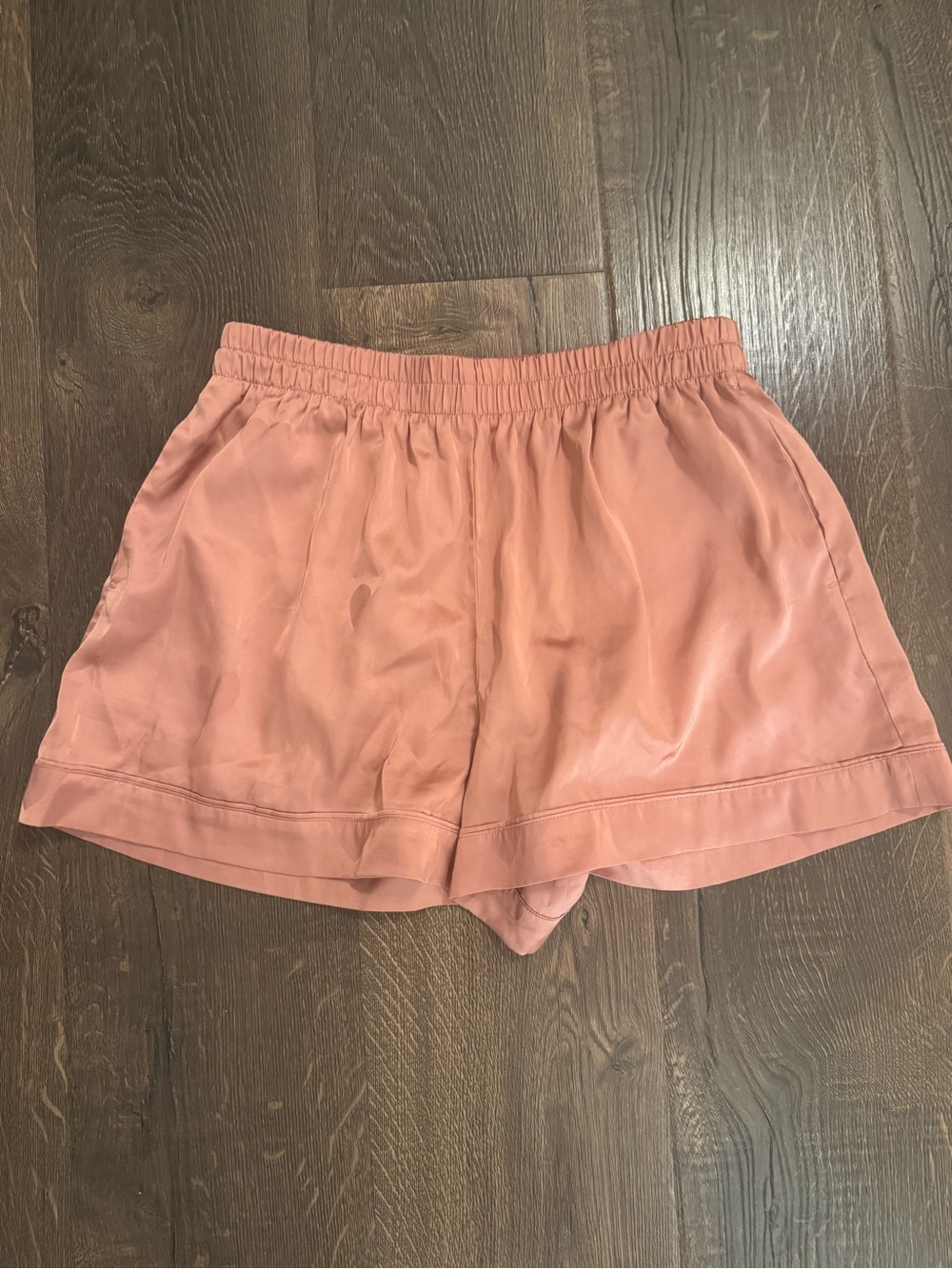Nuuds Women's Pink Hearts Pajama Shorts